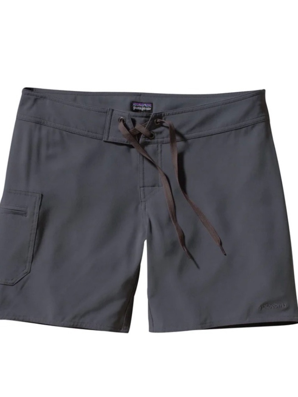 Patagonia Stretch Hydropeak Boardshorts Cargo Shorts 5” Inseam Grey Size 8 hikin - Picture 8 of 8